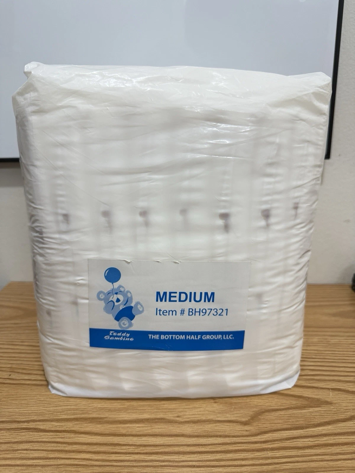 Upside Down Bambino Teddy Diapers, Misprint Run!