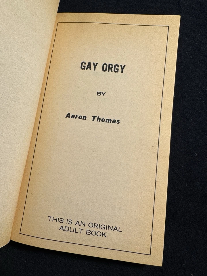 “Gay Orgy” Vintage Pulp Erotica w Darrell Millsap Cover 60s Queer Sleaze ! - Image 2 of 4