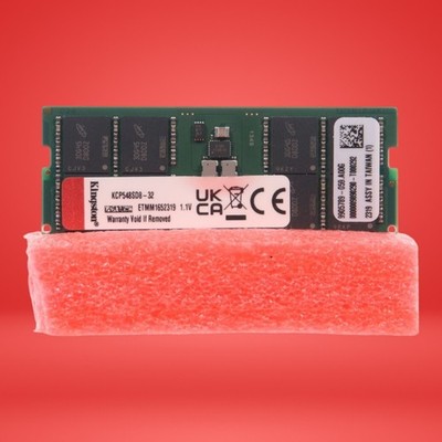Kingston KCP548SD8-32 32GB (1x32GB) DDR5-4800MHz SODIMM Laptop Memory