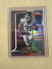 2025 Topps Chrome Pigskin Parallel Refractor Khalil Herbert #131 NY Jets