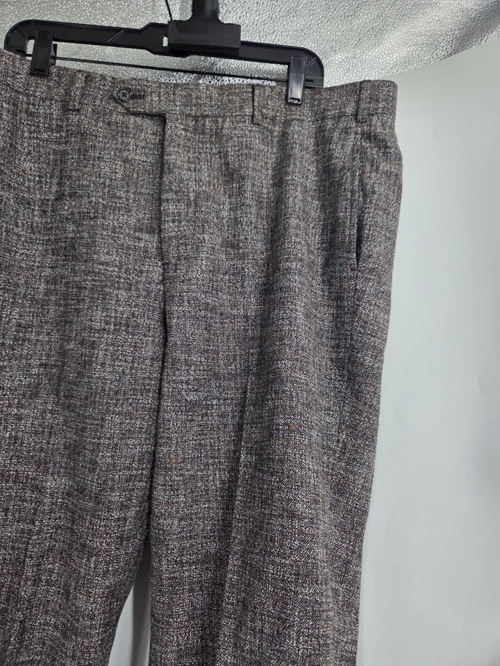 Vestido Brooks Brothers Regent Fit Para Hombre Pantalones 37 Tessuti Di Sondrio Lana Algodón Foto 3 de 4