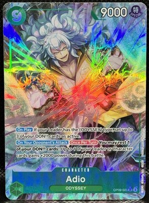 Adio (Parallel) OP09-023 Emperors in the New World - English Alt Art NM Foil