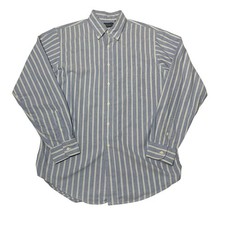 Vintage 90s Lands End Oxford Button Down Shirt Mens 16.5/35 Long Sleeve USA