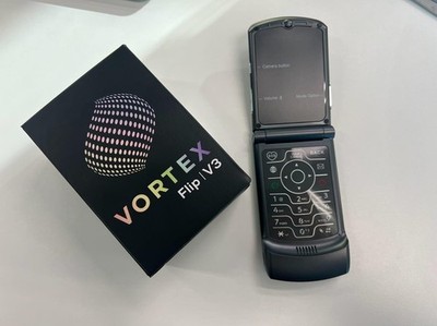 New Unlocked Vortex V3 Flip w/ H2O Wireless $20 Unlimited Talk, Text & 3GB Plan