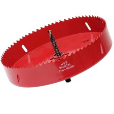 Lochsäge 180mm Bi-Metall HSS M42 Profi Lochfräser Holz Trockenbau Rigips