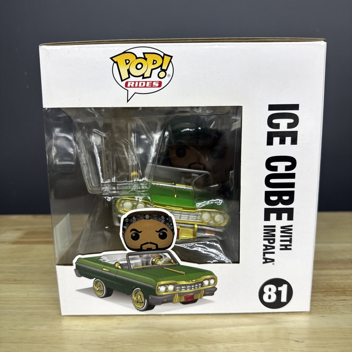 Funko Pop! Rides: Ice Cube with Impala (6 inch) #81 for sale