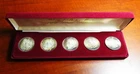 1878-S - 1882-S Morgan dollar set__BU / MS__gorgeous rainbow luster__80-S is PL