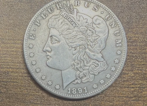 1891 S Morgan Dollar From Daves Coins at an Auction on eBay - Grade XF