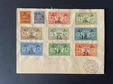 Nouvelles Hebrides n°58/62 + n°64/68 - 10 Val. Différentes Oblit. Vila 4.5.1923