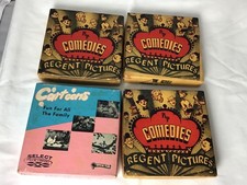 4 Vintage 8mm Movies 50 Foot Reels Charlie Chaplin Barney Google Amos and Andy
