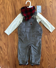 NWT Tommy Bahama Kids Baby Boys 3 Pc. gray outfit size 6 Mo.