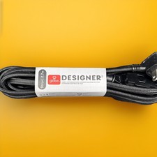 Fabric Extension Cord 9 Foot R/Angle Globe De...