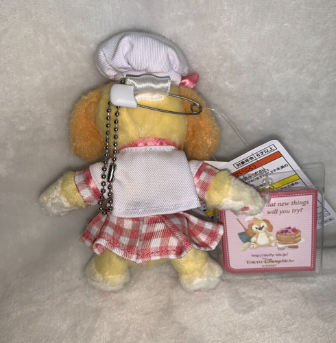 New Tokyo Disney Sea Duffy Friend Cookie Ann Dog Plush Badge Keychain Bag Charm - Picture 2 of 11