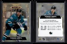 2021-22 Upper Deck Stature Base Tomas Hertl #85 San Jose Sharks