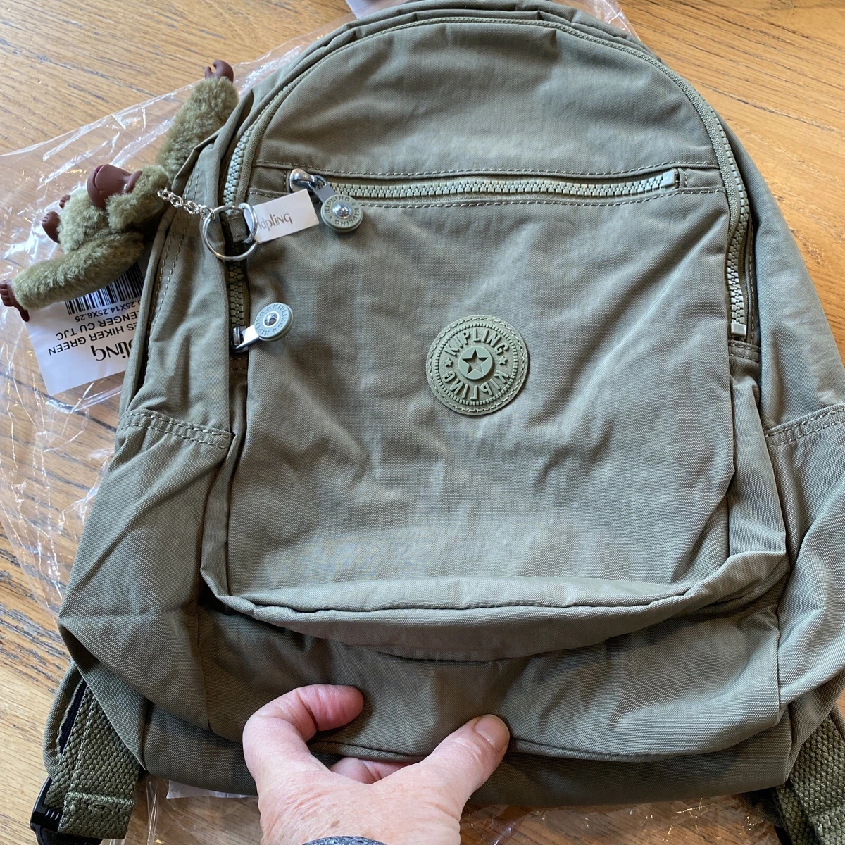 KIPLING CHALLENGER Hiker Green Backpack BP4460 $109 | eBay