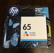 HP N9K01AN 65 Ink Cartridge - Tri-Color Expired July 2022