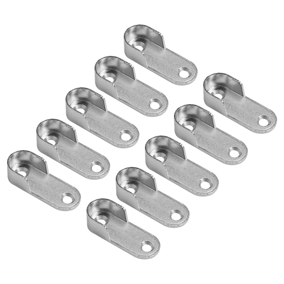 4 Supporti Per Asta Armadio In Lega Di Zinco - Regolabili 85-120 Mm, Per Ovali - Foto 8