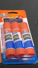 Elmer's Washable Disappearing Purple School Glue Stick 3/Pkg-.77oz