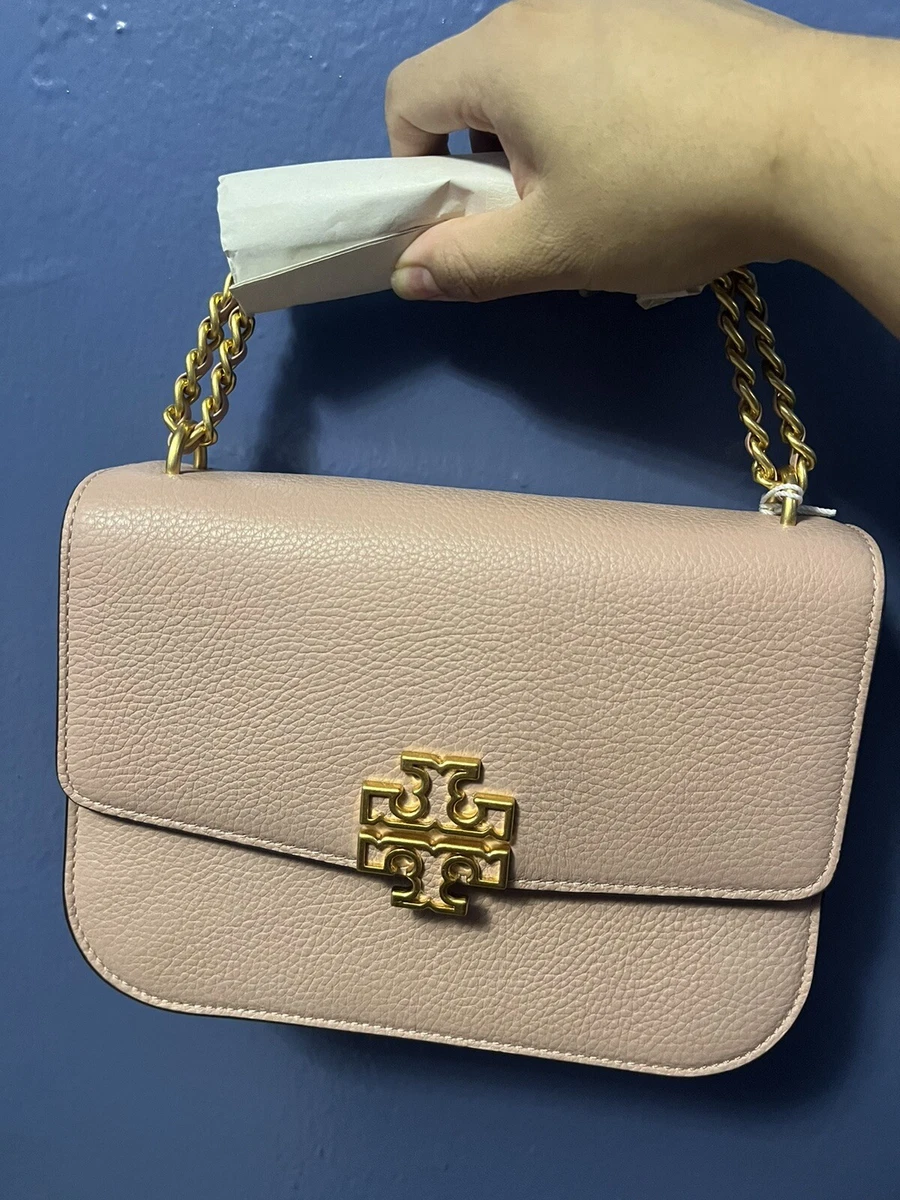 NWT Tory Burch Britten Leather Small Adjustable Shoulder Bag Crossbody