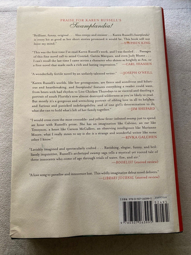 Swamplandia! by Karen Russell (2011, Hardcover, Very Good, 1st, 1st) - Picture 3 of 6
