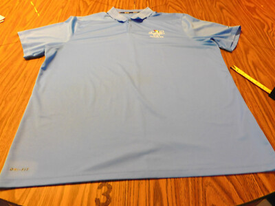 NikeGolf SS Dri-Fit  2XL  BabyBlue Polo Arnold Palmer Cup Golf The Alotian Club