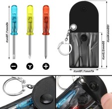Mini Screwdrivers Set of 3, Keychain Great fo...