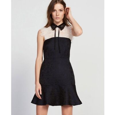 SANDRO サンドロ　ミニドレス Flavia Lace Mini Dress まるこ サンドロ ミニドレス Flavia Lace Mini Dress Sandro