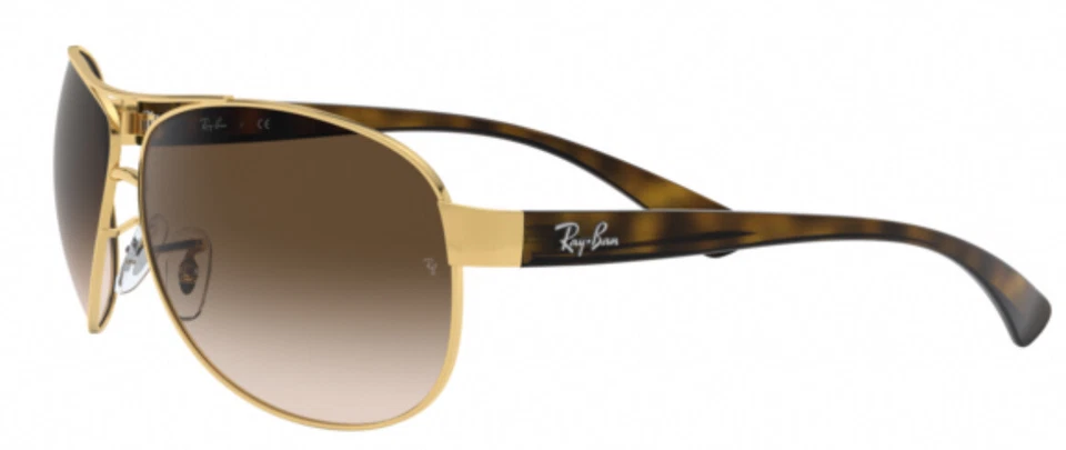 Original Unisex Ray Ban 3386 001/13  67 Brille gold Metall Sonnenbrille Neu - Bild 2 von 4