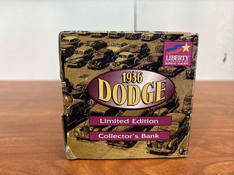 Camión de reparto Dodge Liberty Classics edición limitada 1/25 banco fundido a presión CV JD Foto 4 de 4