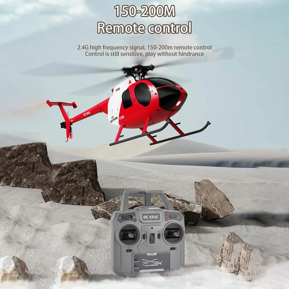 Remote Control Helicopter, 1:28 Scale MD500 Defender, 2.4G 6CH RTF RC Helicopter - Image 3 of 4