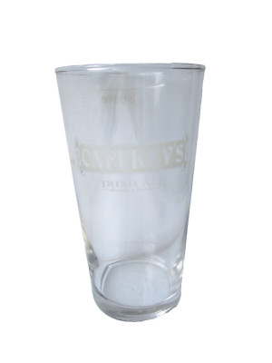 Caffrey s Irish Ale Pint Glas Bier größer Männerhöhle Hausbar Geschenk Vintage