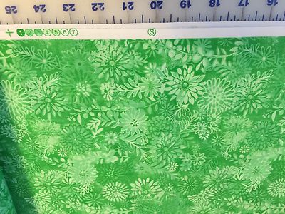 Forest Floral  Green quilters cotton Fabric per yd  by Studio