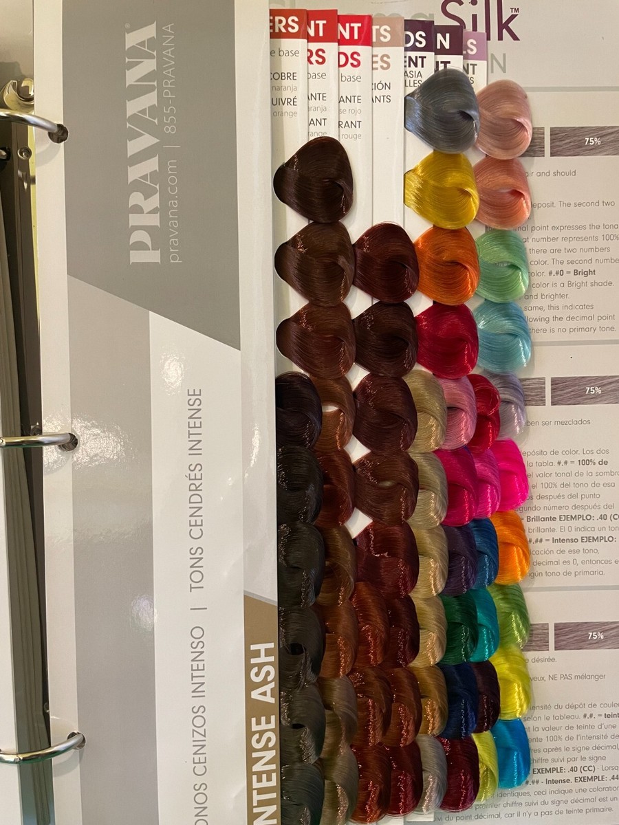 Carta De Color De Cabello Pravana Chromasilk Creme