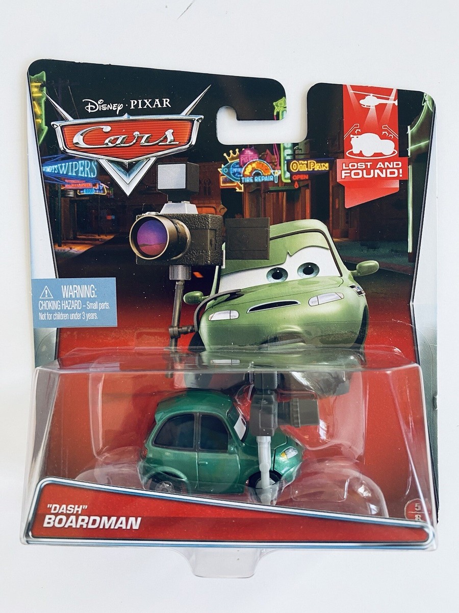 Disney CARS LOST & FOUND LOT OF 4 Andrea Dash Boardman Ron Hover