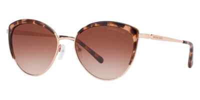 Michael Kors Damen Schlüssel Biscayne 56mm Roségold Sonnebrille MK1046-110813-56