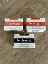Neutrogena Facial Bar Transparent for Acne Prone Skin 3.5oz 2 pack /Org. For (1)