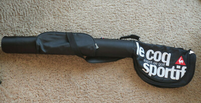 Travel Golf Bag Le Coq Sportif Esprit De Golf, tube, Black, France