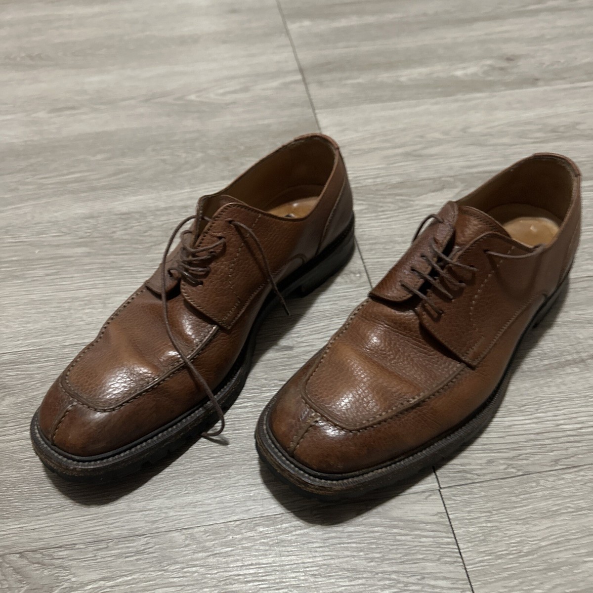 To Boot New York TBNY Brown Leather Lug Sole Oxford Shoes Sz 
