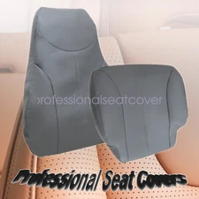Fits 2002-2007 International Air Ride Driver Bottom & Backrest Seat Cover Gray