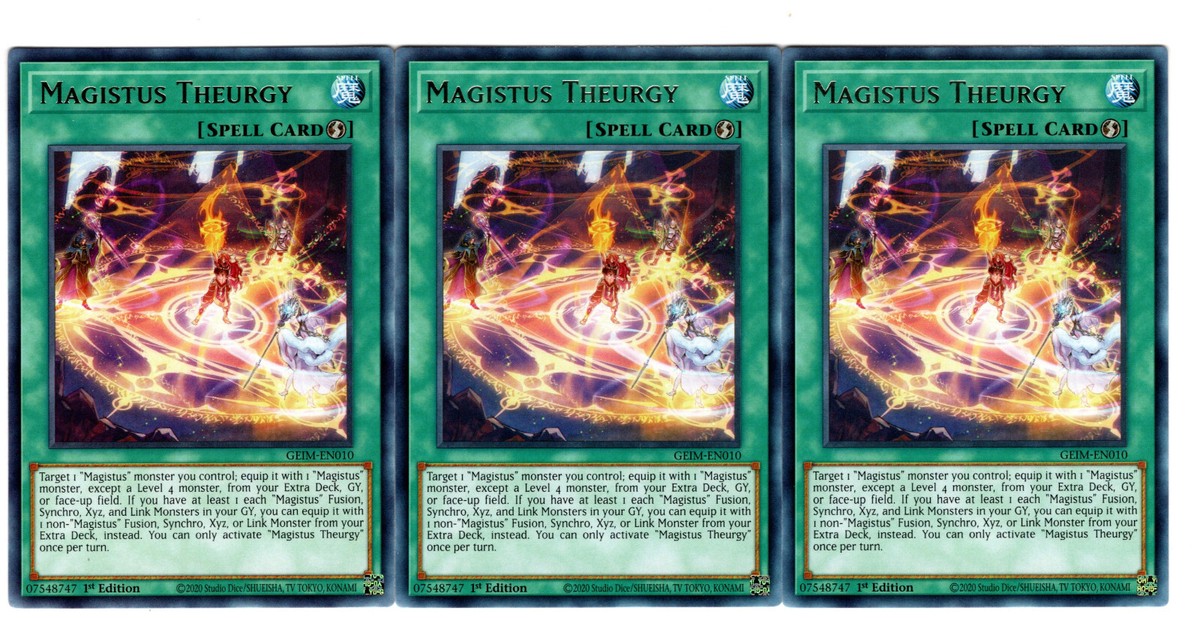 yugioh magistus cards Magistus Theurgy - Genesis Impact