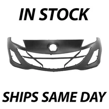 NEW Primered - Front Bumper Cover Replacement for 2010 2011 Mazda 3 2.0L 10 11