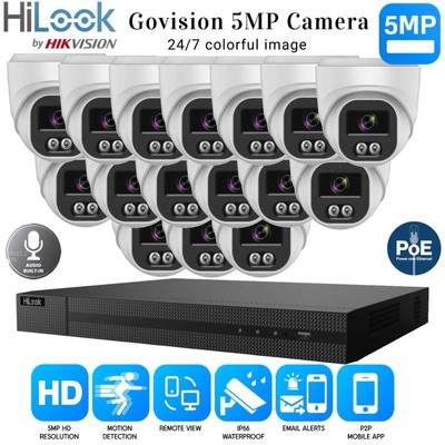 8MP HIKVISION CCTV 8MP 4K NVR COLORVU IP POE AUDIO MIKROFON 5MP KAMERA SYSTEM KIT