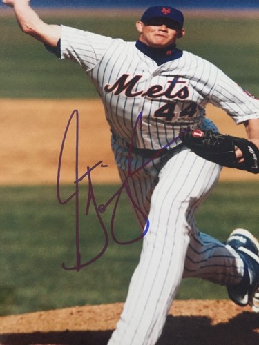 JASON ISRINGHAUSEN NEW YORK METS SIGNED AUTOGRAPH 8x10 PHOTO WITH HOLO COA - Picture 2 of 5