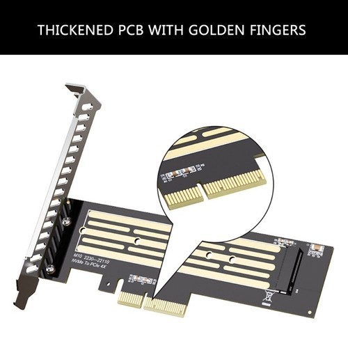 M.2 PCIE Adapter Desktop Host Controller Expansion Card M.2 NVMe to PCIe 4.0 - Photo 6/8