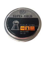 RWS Super Field .22 5.5mm Domed Airgun Pellets Full tins of 500 from UK Seller