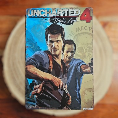   Blechschild Metallschild Gaming Uncharted 4 Nathan Drake Tin Sign