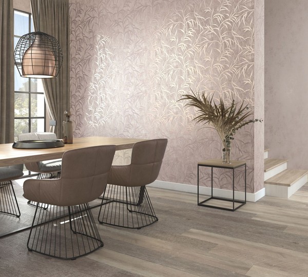 Marburg Vliestapete Beige Rosegold BläTter Ranken 34285 (4,48€/1Qm)-image