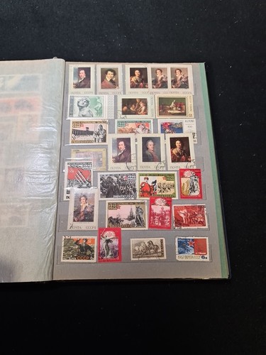 Ussr big album postage stamp vintage Soviet Russia big set Collection . - Picture 8 of 24