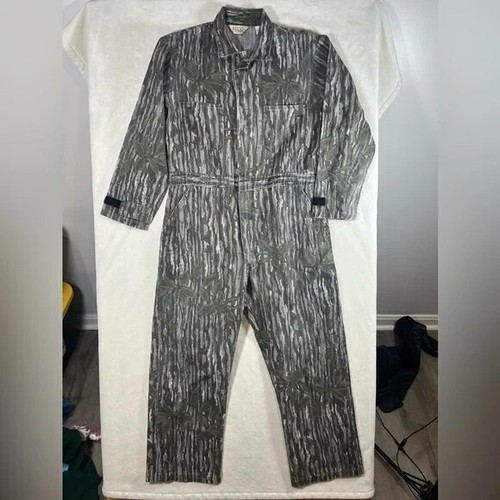 Walls Vintage Made in USA Large Real-tree Hunting Jumpsuit Coveralls Workwear - Picture 5 of 16