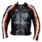 Motorcycle Harley Jacket Style Leather Motorbike Biker Armour Protection Jacket